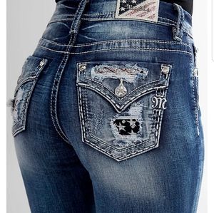 Nwt Miss Me Patriotic Capri Jeans 